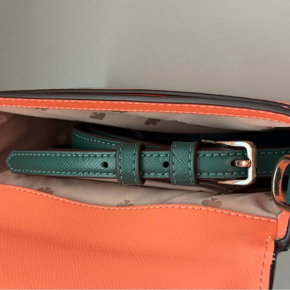 Kate Spade Orange and Cream Crossbody Bag - Picture 8 of 12
